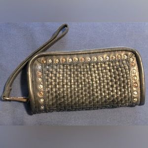 Platania Italian leather clutch